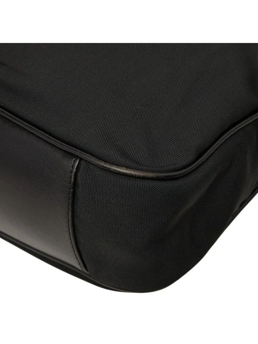 Gucci Bamboo Handbag Black Nylon - Picture 5 of 9